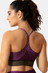 Zelocity Sports Bra With Removable Padding - Purple — thumbnail 2